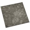 vidaXL Self-adhesive Flooring Planks Black and Grey 30.5 x 30.5 cm