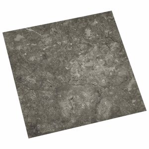 vidaXL Self-adhesive Flooring Planks Black and Grey 30.5 x 30.5 cm