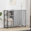 vidaXL Side Cabinet Grey Sonoma 96.5 x 30 x 75 cm Engineered Wood