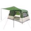 vidaXL Family Tent with Roof Green 320 x 210 x 180 cm Polyester