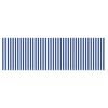 vidaXL Retractable Awning Manual Blue and White 400 x 200 cm