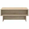 vidaXL Coffee Table Sonoma Oak 80 x 46 x 35 cm Engineered Wood