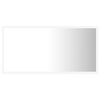 vidaXL LED Bathroom Mirror White 80x8.5x37 cm Acrylic