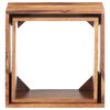vidaXL Nesting Tables 2 pcs Solid Wood