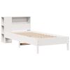 vidaXL Bookcase Bed without Mattress White 90x200cm Solid Wood Pine