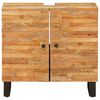 vidaXL Bathroom Sink Cabinet Natural 62 x 33 x 58 cm Solid Mango Wood