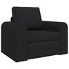 vidaXL Folding Sofa Bed Black 98 x 71 x 83 cm Fabric