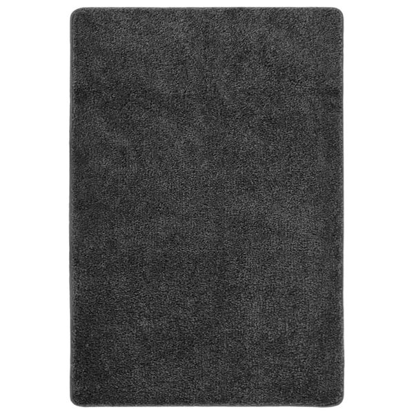 vidaXL Shaggy Rug Dark Grey 160x230 cm Anti Slip