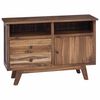 vidaXL Sideboard Natural 100 x 30 x 68 cm Solid Teak Wood