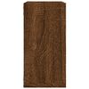 vidaXL Wall Cube Shelves 2 pcs Brown Oak 30x15x30 cm
