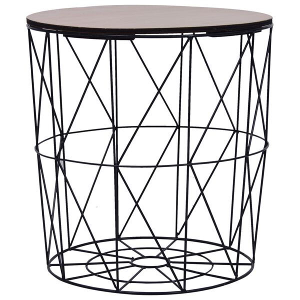 vidaXL Coffee Table 3 pcs Black