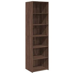 vidaXL Highboard Brown Oak 50x41x185 cm Engineered Wood