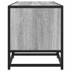 vidaXL TV Cabinet Grey Sonoma 160x35x41 cm Engineered Wood and Metal