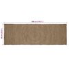 vidaXL Area Rugs Rectangular Grey 60 x 300 cm Jute