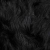 vidaXL Faux Sheepskin Rug Tafalla Black 200 x 200 cm Polyester