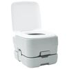 vidaXL Camping Toilet Grey and White 41.5 x 36.5 x 30 cm Polyethylene