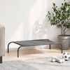 vidaXL Elevated Dog Bed Grey 90x50x20 cm Oxford Fabric and Steel