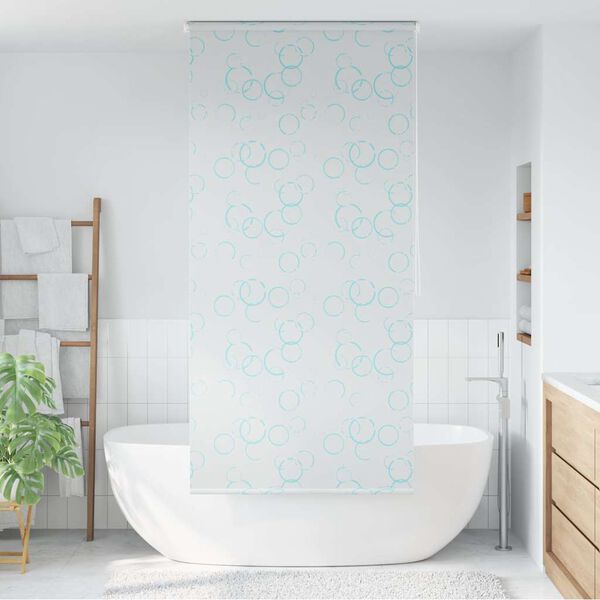 vidaXL Shower Roller Blind 80x240 cm Bubble
