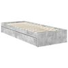 vidaXL Storage Bed with Drawer Sonoma Oak 120 x 200 cm Engineered Wood