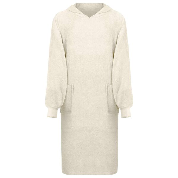 vidaXL Blanket Hoodie KINN Cream XL Cotton