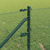 vidaXL Fence Post Green 25 x 0.6 m (13 mm mesh) Steel and PVC
