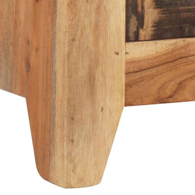 vidaXL Sideboard 60x33x75 cm Solid Acacia Wood and Reclaimed Wood