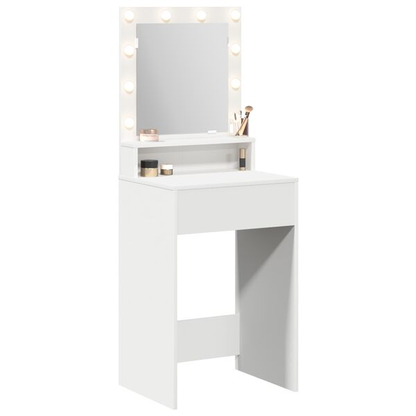 vidaXL Dressing Table White 50 x 41 x 135 cm Engineered Wood