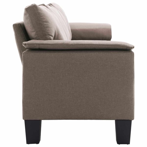 vidaXL Sofa Taupe 4-Seater Fabric