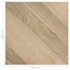 vidaXL Self-adhesive Flooring Planks 55 pcs PVC 5.11 m&sup2; Brown Striped