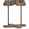 vidaXL Christmas Tree with Stand Brown 121 cm Solid teak wood