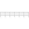 vidaXL Garden Fence with Hoop Top Steel 1005x150 cm Black