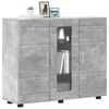 vidaXL Sideboard Concrete grey 55.5 x 29 x 100 cm Engineered Wood