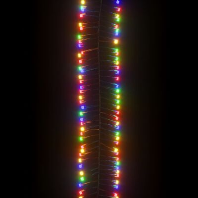 vidaXL LED Cluster String with 2000 LEDs Multicolour 17 m PVC