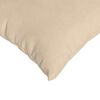 vidaXL Sofa Pillows 2 pcs Cream 80 x 80 cm Fabric