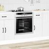 vidaXL Oven Cabinet Lucca High Gloss White Engineered Wood