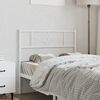 vidaXL Metal Replace Headboard White 80 cm