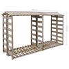 vidaXL Firewood Storage Shed 300x90x176 cm Impregnated Pinewood