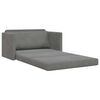 vidaXL Folding Sofa Bed Dark Grey 124 x 71 x 78 cm Velvet