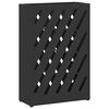 vidaXL Rain Umbrella Stand Black 28 x 12 x 41 cm Steel