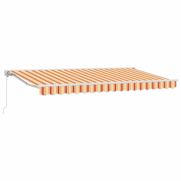 vidaXL Retractable Awning Multicolour 400 x 200 cm Polyester and Metal