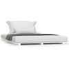 vidaXL Bed Frame without Mattress White 120x190 cm Small Double Solid Wood Pine