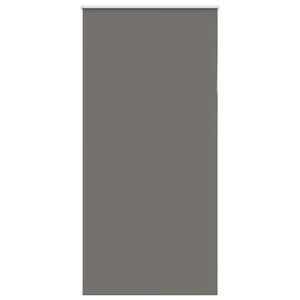 vidaXL Roller Blind Blackout Grey 110x210 cm Fabric Width 105.7 cm Polyester