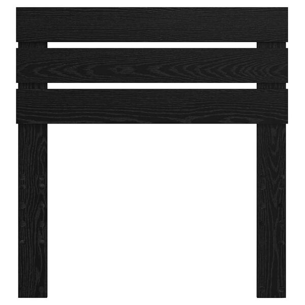 vidaXL Headboard with Headboard Black Oak 75 cm Engineered wood