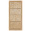 vidaXL Interior Door Brown 93 x 202 cm Plywood