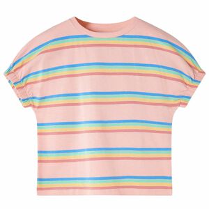 vidaXL Kids' T-shirt Peach 128