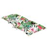 vidaXL Garden Highback Chair Cushions 4 pcs Multicolour 120x50x7 cm Fabric