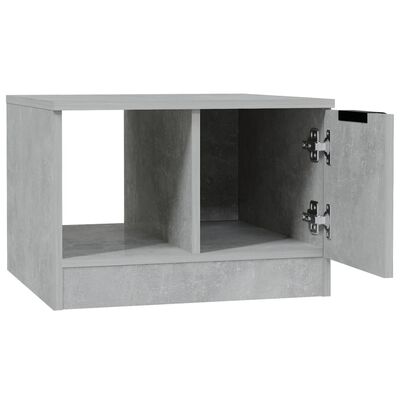 vidaXL Coffee Table Concrete Grey 50x50x36 cm Engineered Wood