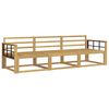 vidaXL Outdoor Sofa Set 3 pcs White 249.5 x 83 x 73 cm