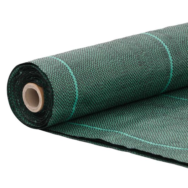 vidaXL Weed Membrane Green 0.5x5 m PP
