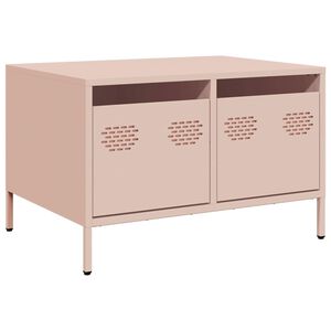 vidaXL TV Cabinet Pink 68x50x43.5 cm Cold-rolled Steel